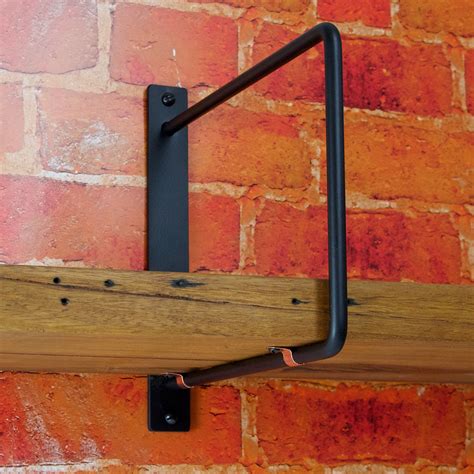 industrial metal brackets bar shelf|wall mounted metal shelf brackets.